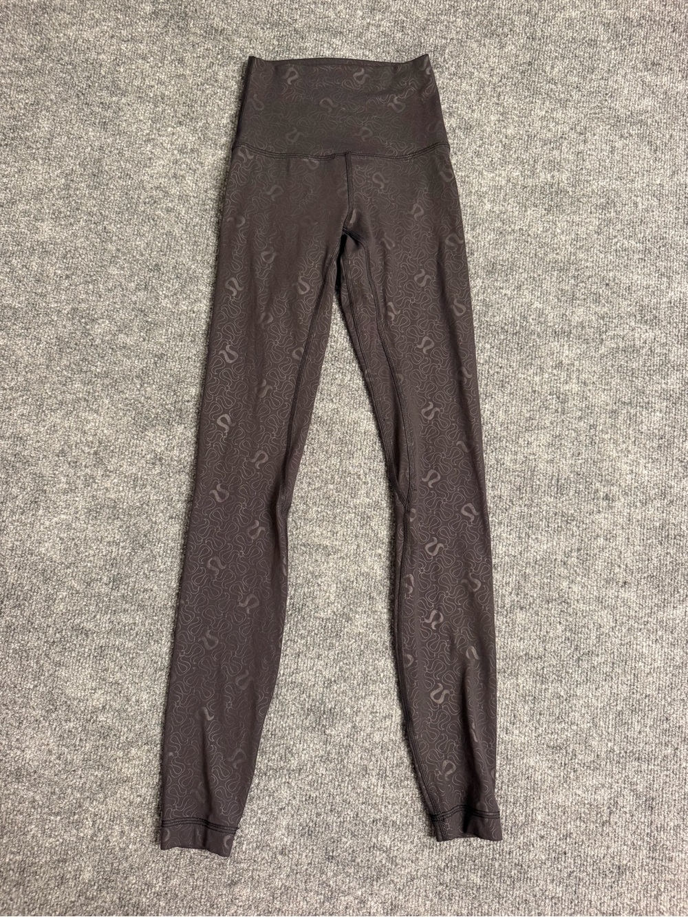 lululemon athletica Black High-Waist Patterned Leggings